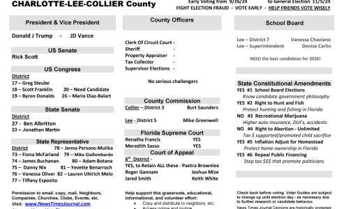 FL Charlotte – Lee – Collier Region 2024 Election