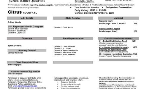 Citrus General Election Voter Guide 2026
