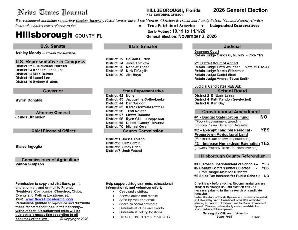 Hillsborough General Election Voter Guide 2026
