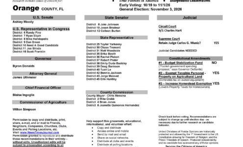 FL Orange 2026 Election