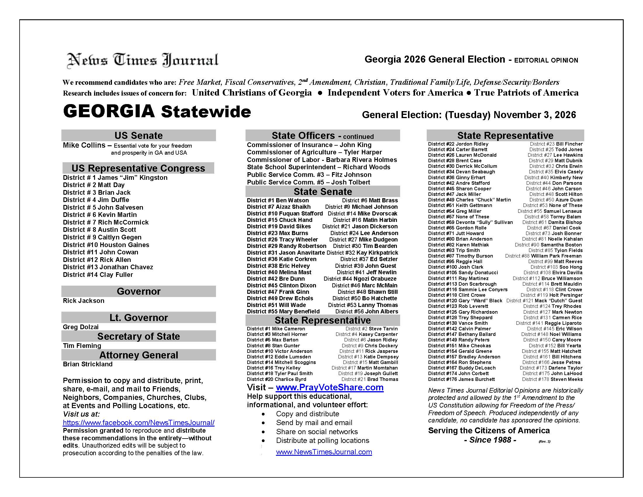 Georgia Voter Guide 2026