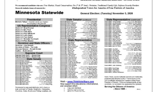 Minnesota General Election Voter Guide 2026