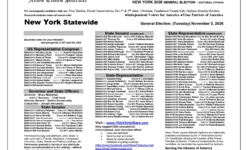 New York Voter Guide 2026