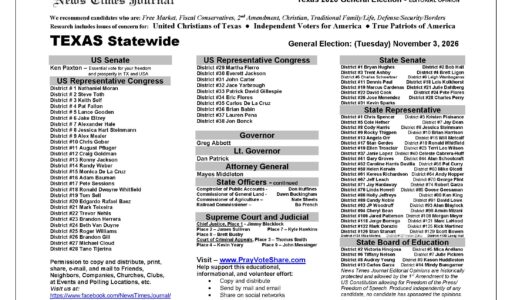 Texas General Election Voter Guide 2026